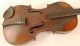 Antique Violin With Bow & Case - For Restoration,  Parts,  Display String photo 4