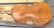 Antique Fine Violin Full Size 4/4 With Case String photo 2
