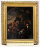 Antique Early 19thc O/c Oil Painting,  Violin Teacher & Students,  Gilt Frame,  Nr String photo 1