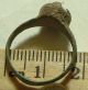 Rare Ancient Roman Ring Artifact Size 5 1/2 Us Glass Paste 4 Century Ad Roman photo 1