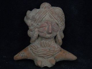 Ancient Teracotta Mother Goddess Torso Indus Valley 600 Bc S4543 photo