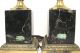 (2) Antique Westwood Porcelain And Italian Marble Hyalyn Lamps - Not Lamps photo 6
