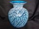Vintage Blue Art Glass Vase Dugan ? Vases photo 1