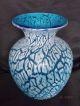Vintage Blue Art Glass Vase Dugan ? Vases photo 3