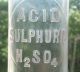 Pat’d 1879 Antique Acid Etched Acid Sulpheric Apothecary Pharmacy Lab Bottle Bottles & Jars photo 5