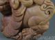 Big Old Chinese Shou Shan Soapstone Carved Statue Fairy Boy On Powerful Dragon Other Antique Chinese Statues photo 5