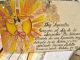 Vintage Exvoto/retablo On Tin Man Thanking Our Lord For Miracle Performed Latin American photo 1