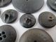Assortment Of 18 Rubber Buttons,  1 Vegetable Ivory Buttons photo 9