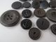 Assortment Of 18 Rubber Buttons,  1 Vegetable Ivory Buttons photo 3