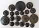 Assortment Of 18 Rubber Buttons,  1 Vegetable Ivory Buttons photo 4