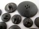 Assortment Of 18 Rubber Buttons,  1 Vegetable Ivory Buttons photo 5