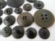 Assortment Of 18 Rubber Buttons,  1 Vegetable Ivory Buttons photo 7