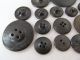 Assortment Of 18 Rubber Buttons,  1 Vegetable Ivory Buttons photo 8