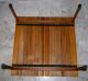 Vintage George Nelson Style Low All - Wood Portable Slat Table Mid - Century Modern Mid-Century Modernism photo 3