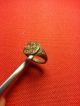 Ancient Roman Bronze Ring - Engraved - - Wearable - Offer Price Roman photo 2