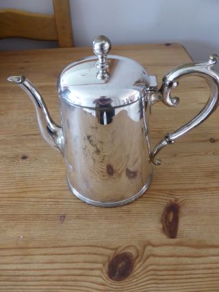 Antique/vintage Silver Plated Coffee/tea Pot. photo