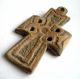 Circa.  800 - 900 A.  D British Found Viking Period Bone Decorative Cross Pendant.  Vf British photo 2