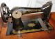 Antique Gorgeous1900 Singer Sewing Machine Treadle Tiger Oak Cabinet With Bonus Sewing Machines photo 1