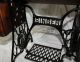 Antique Gorgeous1900 Singer Sewing Machine Treadle Tiger Oak Cabinet With Bonus Sewing Machines photo 4