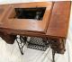 Antique Gorgeous1900 Singer Sewing Machine Treadle Tiger Oak Cabinet With Bonus Sewing Machines photo 7