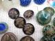 115 Victorian & Art Nouveau Buttons Enamel,  Glass,  Bakelite,  Figurals,  H/painted Buttons photo 10