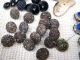 115 Victorian & Art Nouveau Buttons Enamel,  Glass,  Bakelite,  Figurals,  H/painted Buttons photo 11