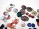 115 Victorian & Art Nouveau Buttons Enamel,  Glass,  Bakelite,  Figurals,  H/painted Buttons photo 1