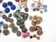 115 Victorian & Art Nouveau Buttons Enamel,  Glass,  Bakelite,  Figurals,  H/painted Buttons photo 3