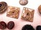 115 Victorian & Art Nouveau Buttons Enamel,  Glass,  Bakelite,  Figurals,  H/painted Buttons photo 5