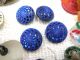 115 Victorian & Art Nouveau Buttons Enamel,  Glass,  Bakelite,  Figurals,  H/painted Buttons photo 7