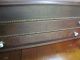 Antique 3 Drawer Solid Walnut Country Store Spool Cabinet Thread Display Furniture photo 1
