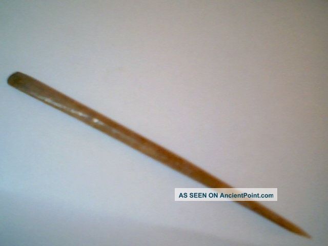 Very Fine Roman Bone Hairpin 300 To 400 A.  D. Other Asian Antiques photo