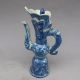 Chinese Blue And White Porcelain Teapot W Qing Dynasty Qianlong Mark Teapots photo 3