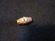 Victorian Era 19th Century Div I Faceted Goldstone Log Button Buttons photo 1