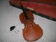 Antique Violin 4/4 For Restoration Germany G.  R.  Pfretzchner String photo 1