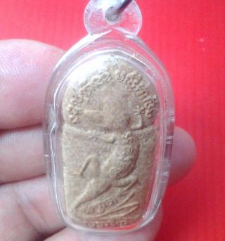 Great Charm Thai Amulet Buddha Pu Mor Nark Lucky Wealth Necklace Pendant photo