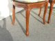 Four French Provincial Cane Dining Rooms Chairs W Yellow Plaid Cushions (4of5) Post-1950 photo 10