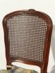 Four French Provincial Cane Dining Rooms Chairs W Yellow Plaid Cushions (4of5) Post-1950 photo 6