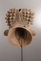 Cameroon: Old Tribal African Bamun Mask With Basket. Masks photo 3