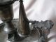 Victorian Silver Plated Chamberstick And Snuffer,  Proper Antique Candlesticks & Candelabra photo 6