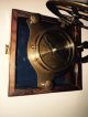 Solid Brass Collectable Large Sundial Compass With Wooden Box (amat 1144) Compasses photo 6
