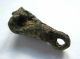 C.  550 B.  C Ancient Egypt Late Period Ae Bronze Hand - Power Amulet Pendant.  Vf Egyptian photo 1