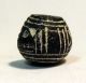 Pre - Columbian Black Birds Upper Torso Bead.  Guaranteed Authentic. The Americas photo 1