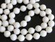 Chinese White Jade Bead Necklace Hand Knotted Silver Clasp Necklaces & Pendants photo 1