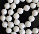 Chinese White Jade Bead Necklace Hand Knotted Silver Clasp Necklaces & Pendants photo 2