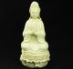 26.  Cm / Chinese Dehua White Porcelain Statue Of Goddess.  Guanyin Bodhisattva. Kwan-yin photo 1