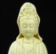 26.  Cm / Chinese Dehua White Porcelain Statue Of Goddess.  Guanyin Bodhisattva. Kwan-yin photo 2