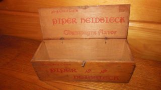 Vintage Piper Heidsieck 5 Cent Cigar Box / American Tobacco Co. photo