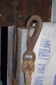 Antique Americana Equestrian Primitive Leather & Rope Feed Bag Sack Primitives photo 2