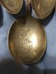 5 Antique Rare 1885 C.  W.  Bixler Sterling Silver Spoons Monogrammed Flatware & Silverware photo 1